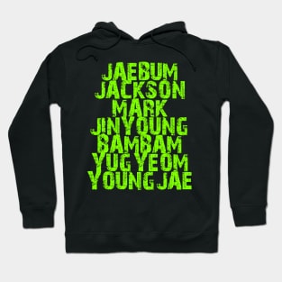 KPOP GOT7 WITH MEMBERS' NAMES Hoodie